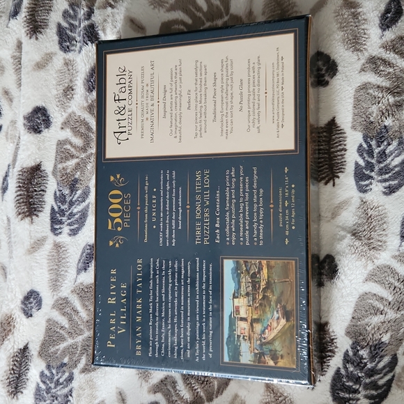 Art & Fable Puzzle Co. Pearl River Village - 500 Piece Jigsaw Puzzle - Picture 4 of 7